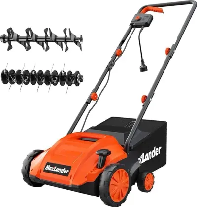 MAXLANDER Electric Dethatcher Review: Powerful 12-Amp 2-in-1 Lawn Tool with Adjustable Depth Control and 30L Collection Bag