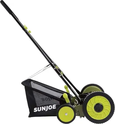 Sun Joe MJ501M Manual Reel Mower Review: Eco-Friendly 18-Inch Push Mower with 9-Height Settings for Small Yards